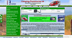 Desktop Screenshot of camping-preisbrecher.de